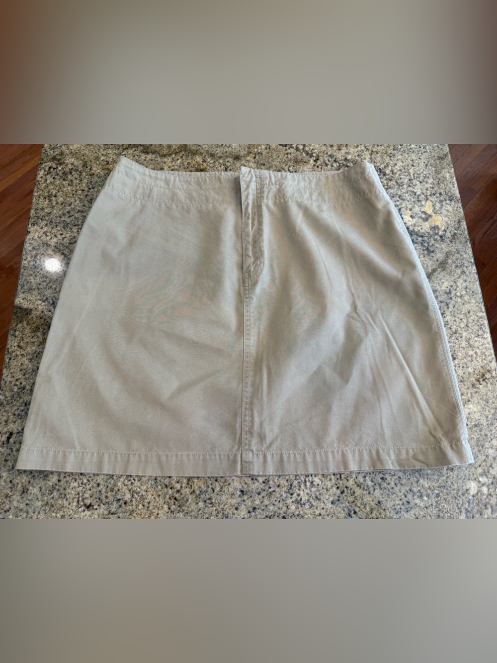 GAP Khaki Cotton Mini Skirt Size 14